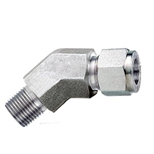 Alloy 20 45 Degree Male Elbow Tube Fittings