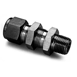  ASTM A105 Carbon Steel Bulkhead Male Connector Tube Fittings