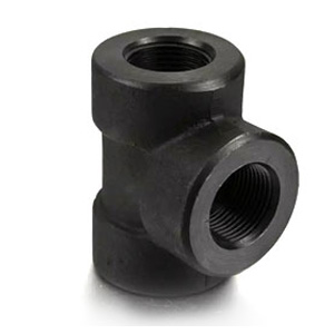 Carbon Steel ASTM A105 Threaded Equal Tee