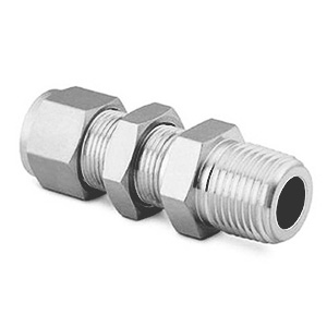 Incoloy Alloy 825 Bulkhead Male Connector Tube Fittings