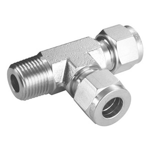ASTM B366 Incoloy 825 Male Run Tee Tube Fittings